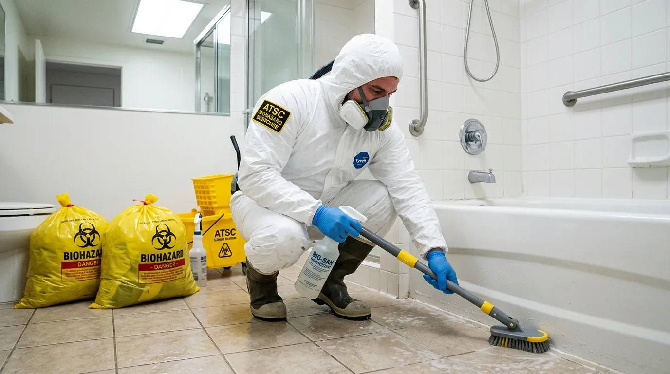 Decontamination equipment deployed for Blood Cleanup in Connellsville